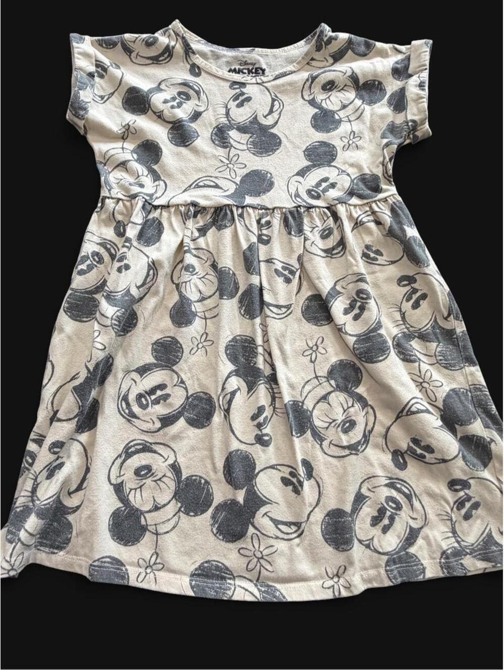 Disney Mickey Mouse All Over Print Dress Size Medium